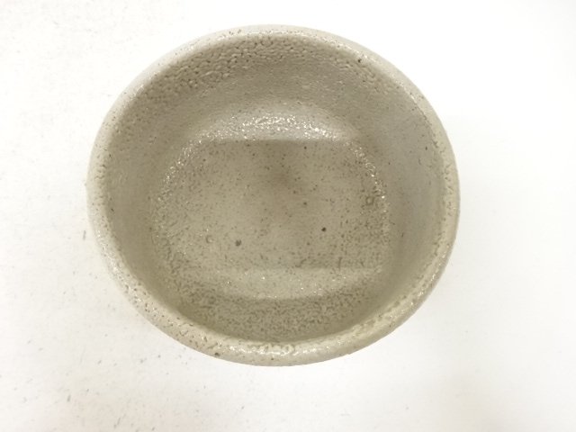  楽然造　鉄絵　茶碗